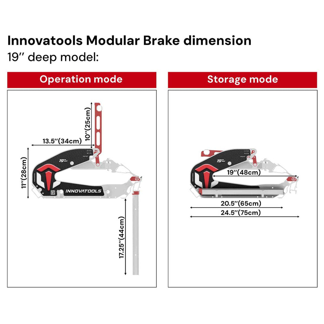 Innovatools Modulare Aluminiumbremse