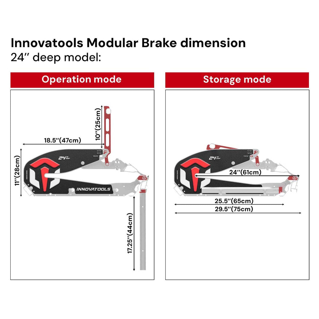 Innovatools Modulare Aluminiumbremse