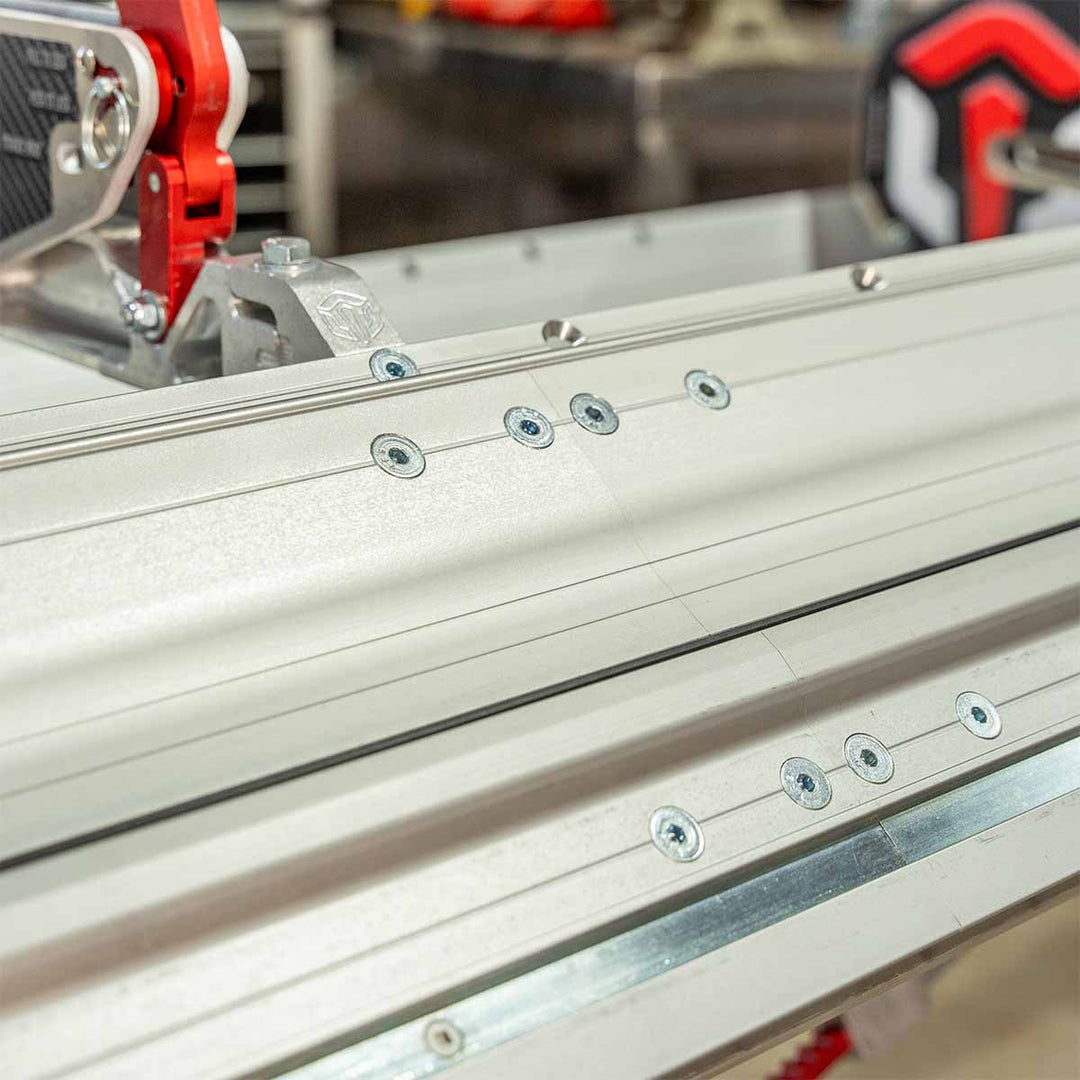 Close-up image of the connector screws where two Innovatools brake modules connect.