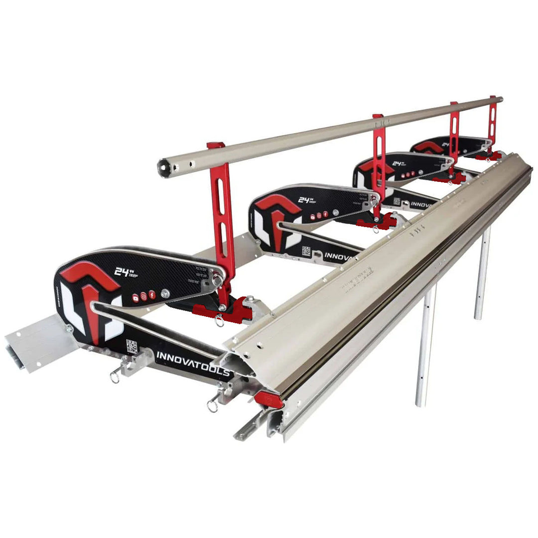 Freno de revestimiento de aluminio de grado contratista Innovatools versión 2 con nuevos gráficos oscuros
